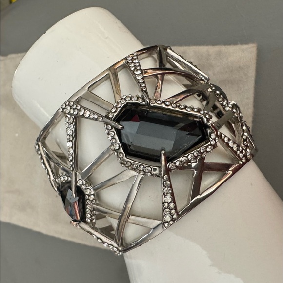 Alexis Bittar Statement Crystal Bangle - Picture 1 of 8